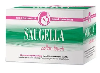 Saugella Cotton Touch Assorbente Post Parto 10 Pezzi