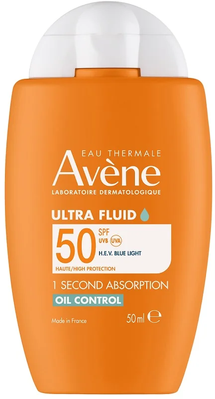 Avène Ultra Fluid Oil Control SPF50 50 ml Solare viso opacizzante
