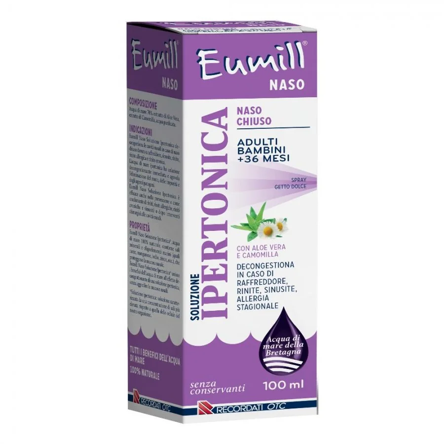 Eumill Naso Spray Sol Iperton Decongestionate Nasale