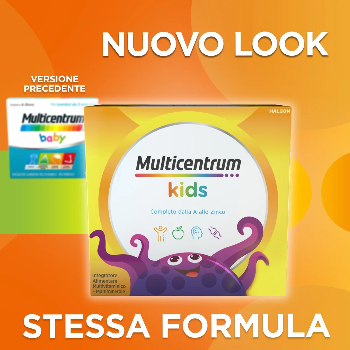 Multicentrum Baby 14 Bustine Effervescenti Multivitaminico Bambini