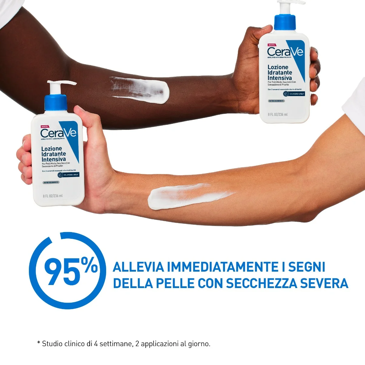 Cerave Lozione Idratante Intensiva 236 ml Idratazione per pelli molte secche e con sensazione di prurito.