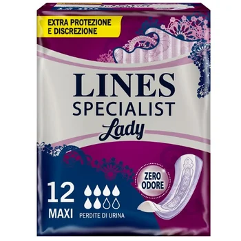 Lines Specialist Maxi 12 Pezzi Assorbenti per perdite urinarie