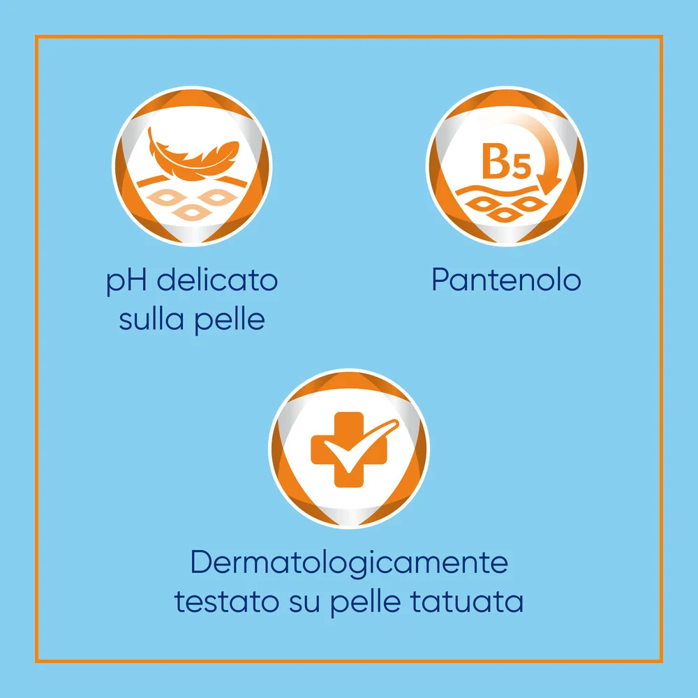 Bepanthenol Tattoo Detergente Delicato 200ml Tatuaggi