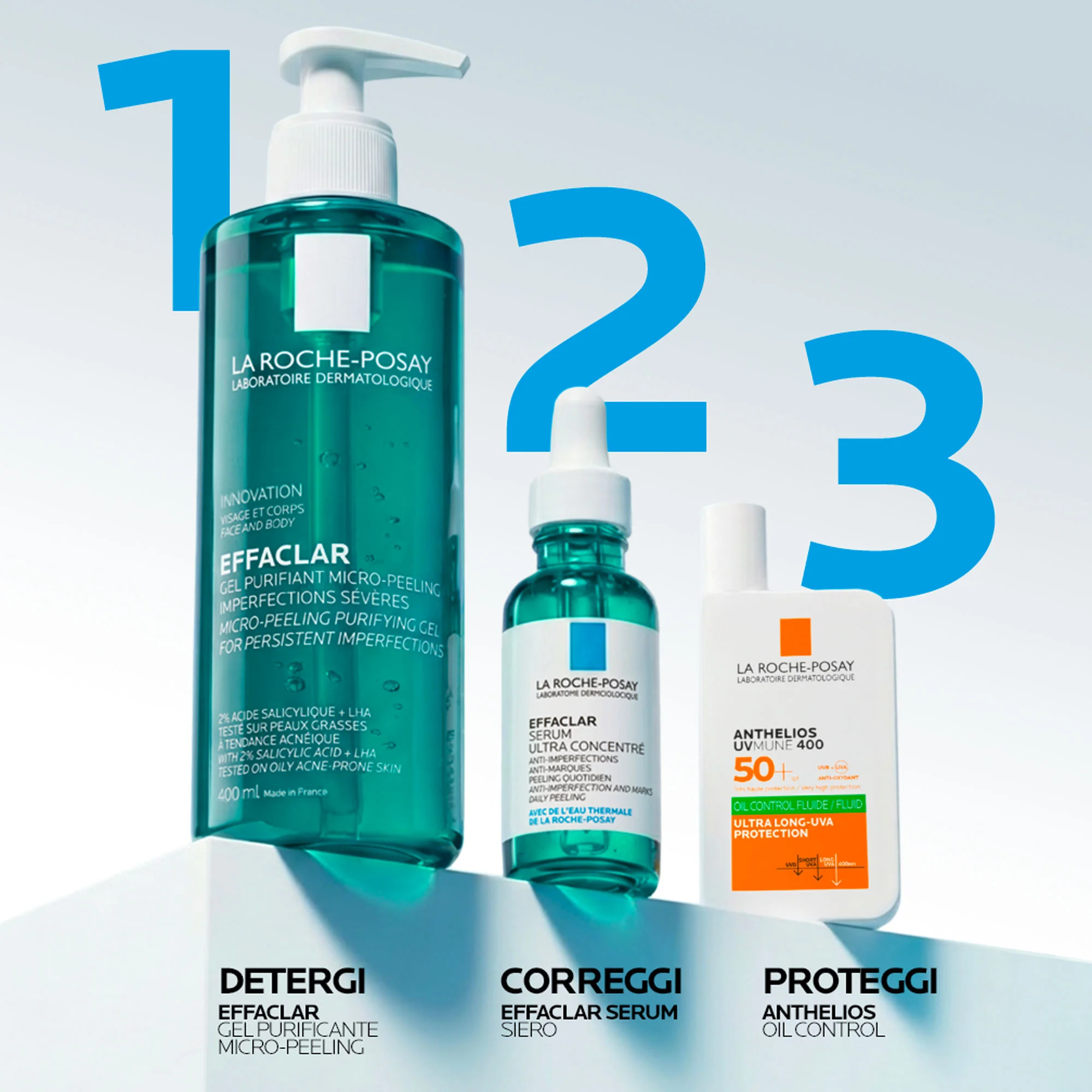 La Roche Posay Effaclar Siero Peeling Viso 30 Ml Pelle a tendenza acneica