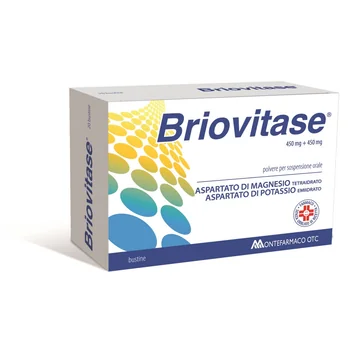 Briovitase 450 mg + 450 mg Potassio e Magnesio 10 Bustine Stati Carenziali
