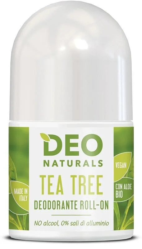 DEO NATURALS ROLL-ON TEA TREE, 50 ML