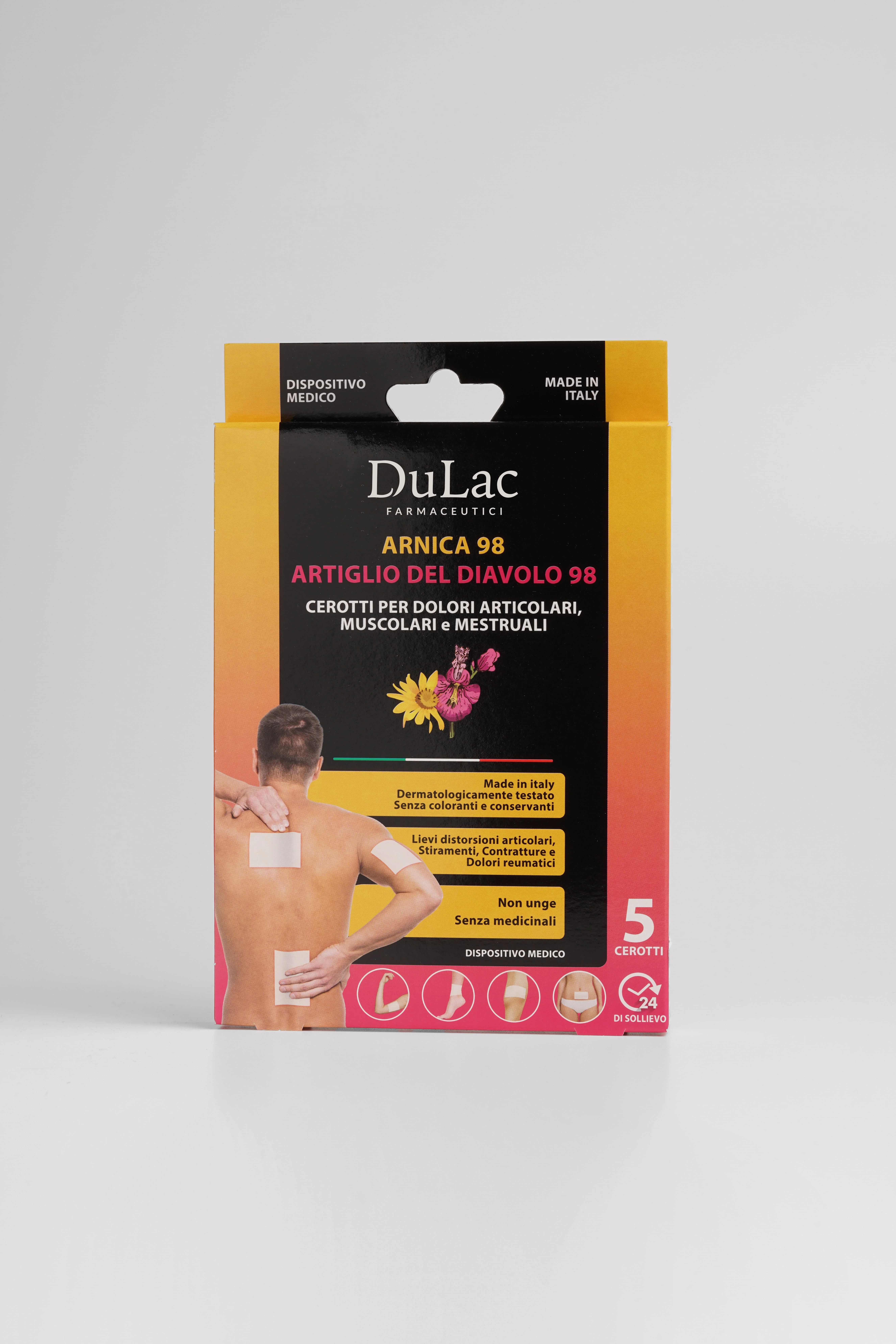 Cerotto Cervicale Dulac Arnica 98 3 Pezzi Cerotto a Base di Arnica