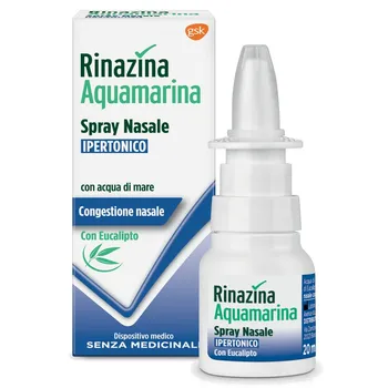 Rinazina Aquamarina Spray Nasale Ipertonico 20ml Congestione Nasale