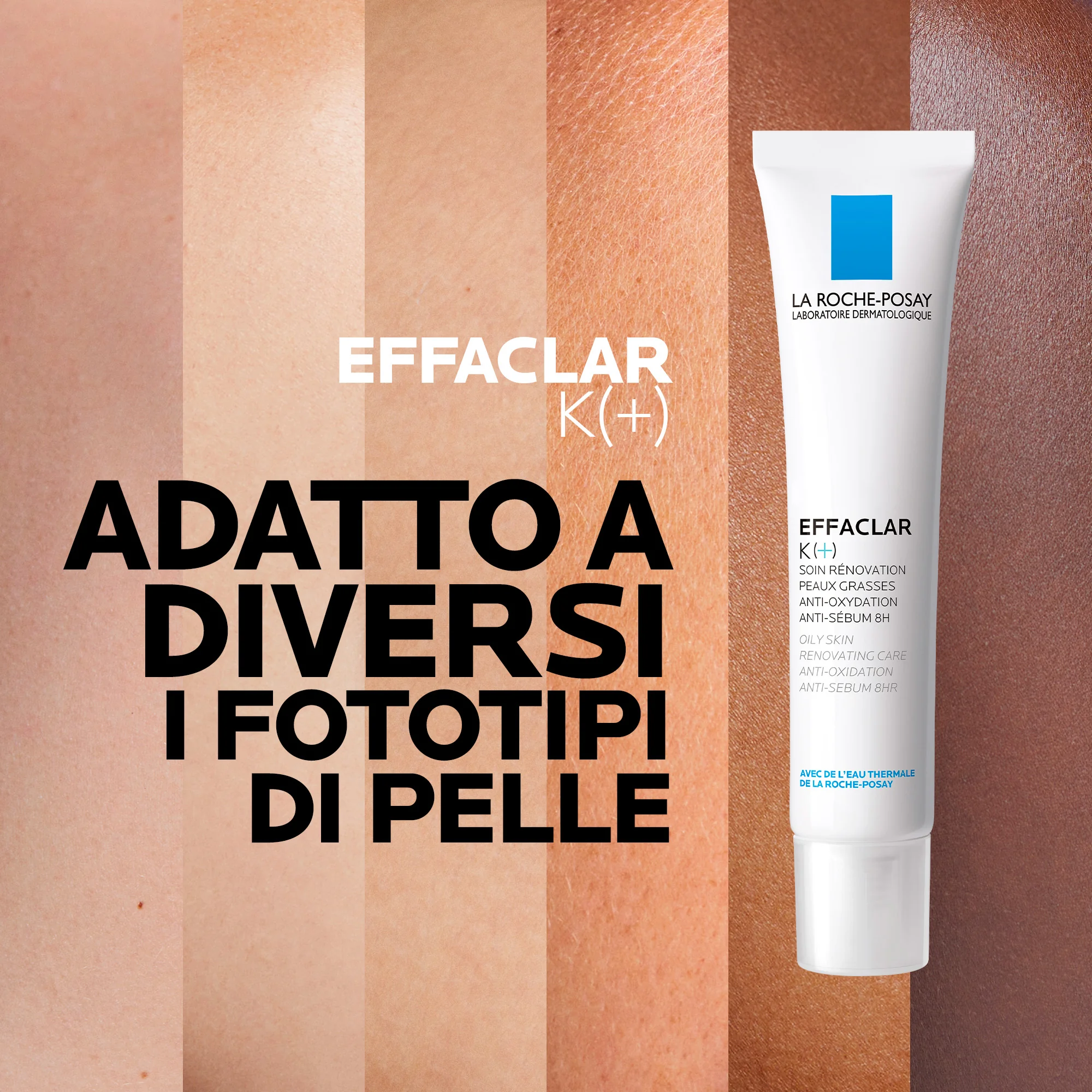 La Roche Posay Effaclar K+ 40 ml Trattamento Rinnovatore Pelle Grassa  Pelle Grassa o Tendente alle Imperfezioni