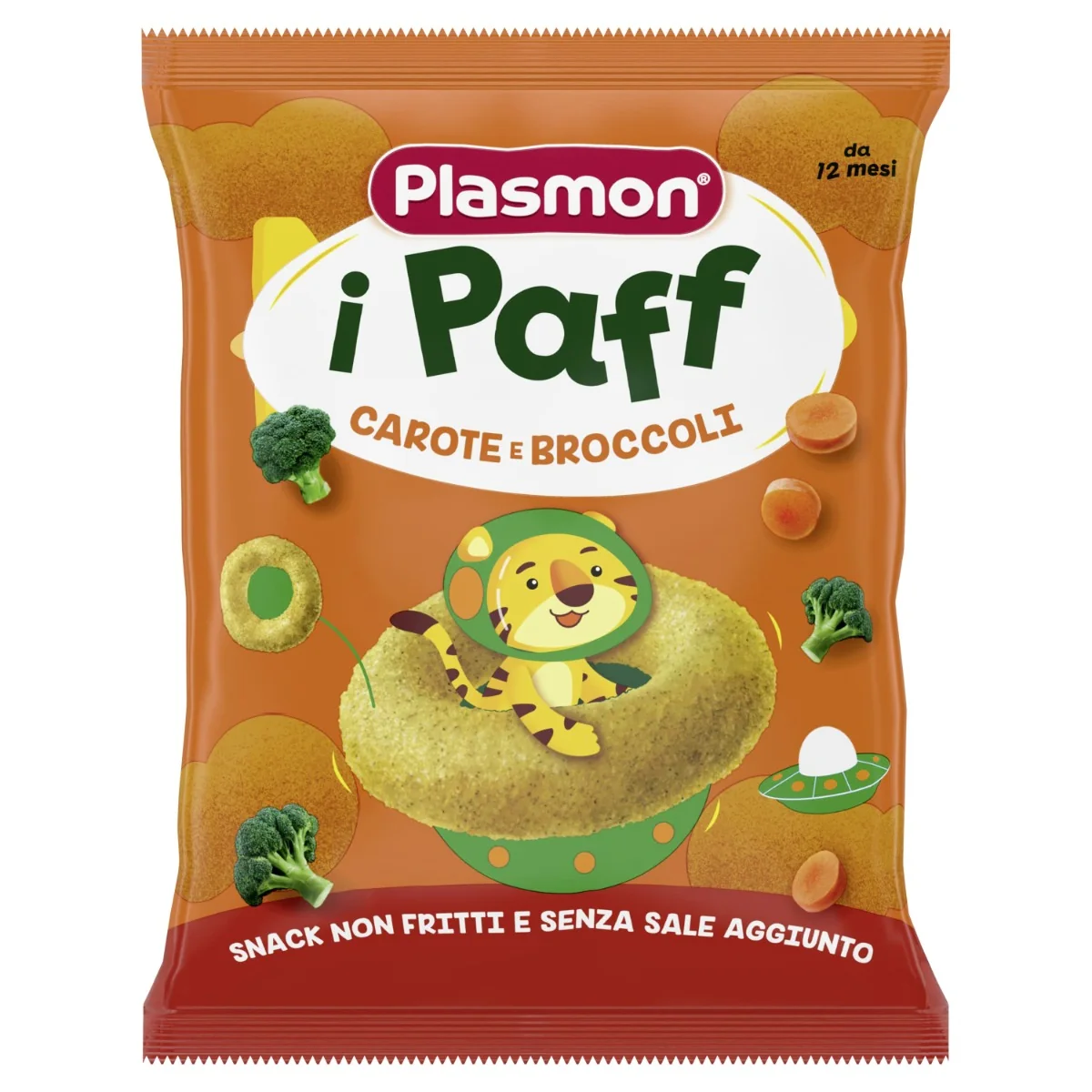 Plasmon Paff Carote E Broccoli 15 g Alimento per l'infanzia