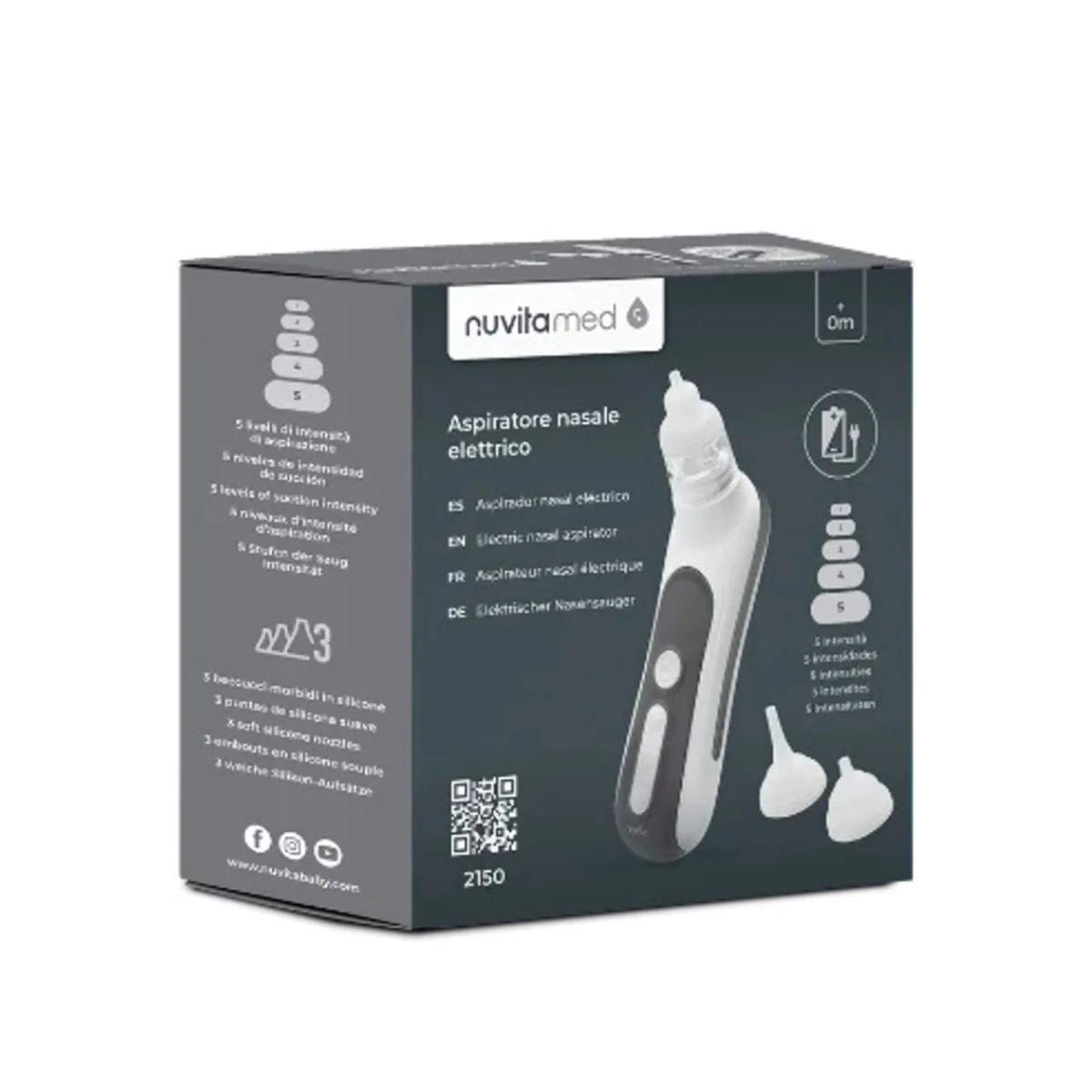 Nuvita Aspiratore Nasale Elettrico Igiene Nasale