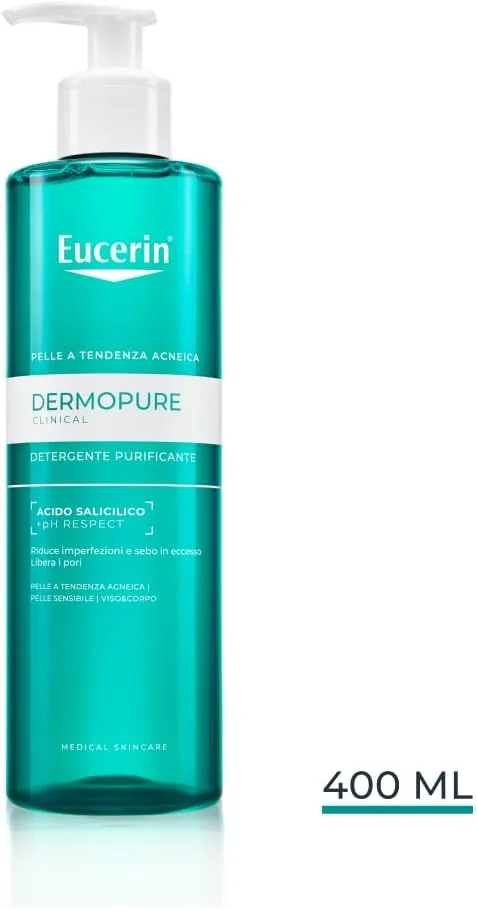 Dermopure Clinical Detergente Purificante 400Ml Specifico per Acne