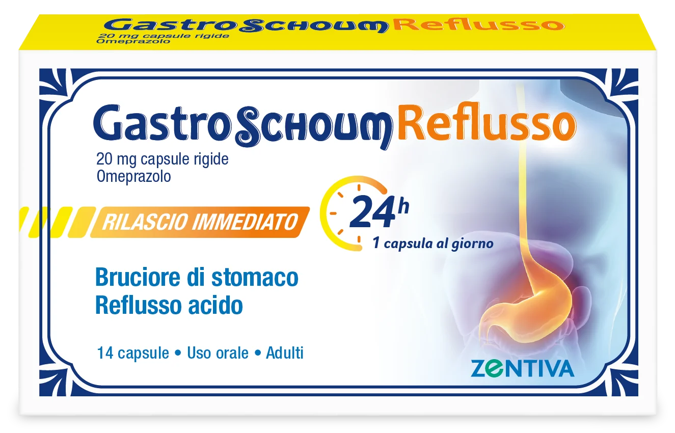 Gastroschoum Reflusso 14 Compresse 20 Mg