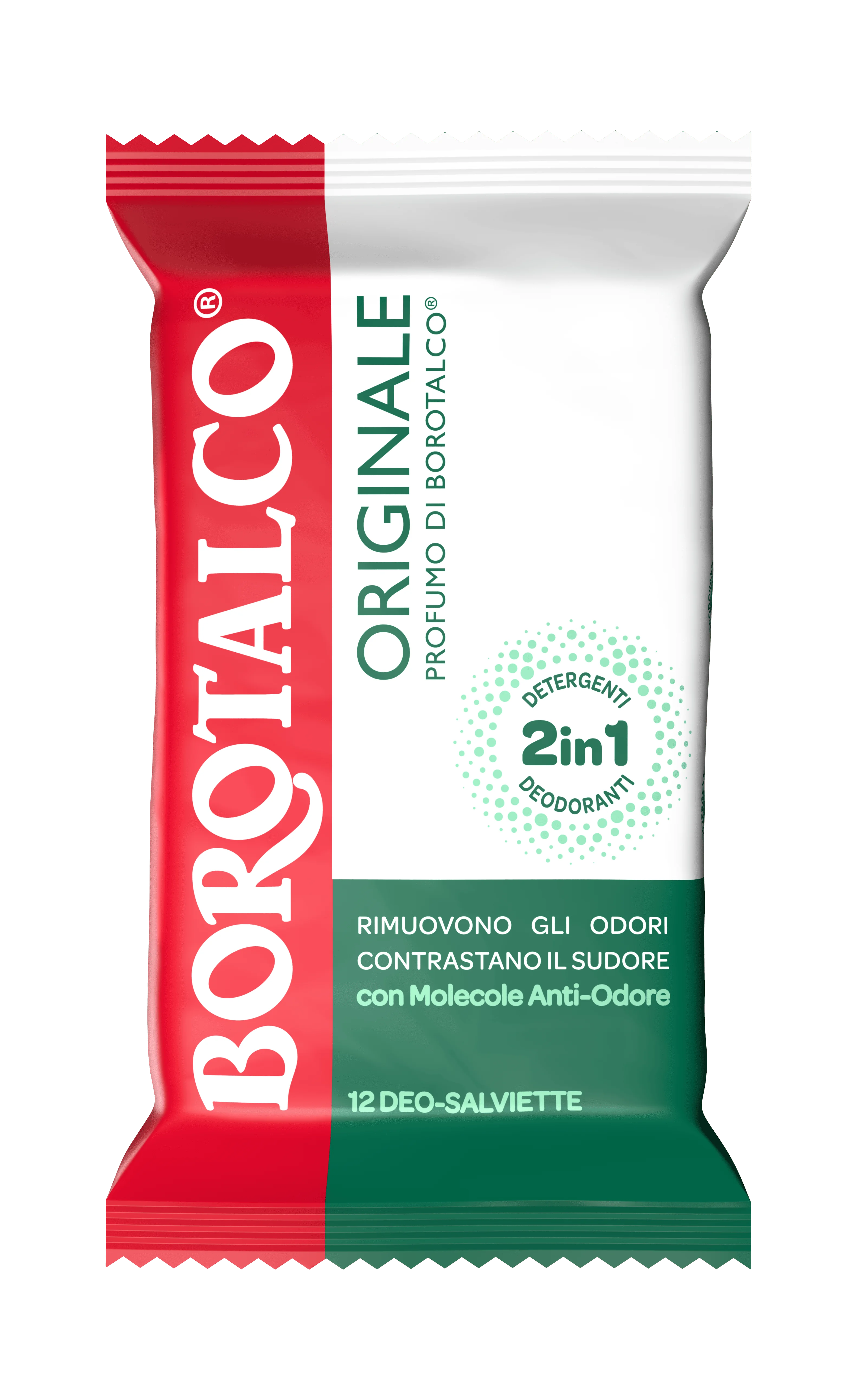 Borotalco Salviette Deodoranti Original 10 Pezzi