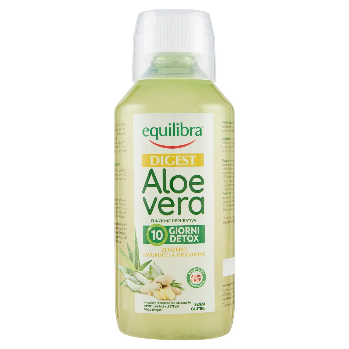 Equilibra Aloe Vera Digest Zenzero 500 Ml Per digerire