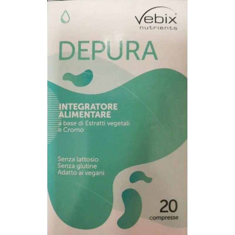 Vebix Nutrients Depura 20 Compresse