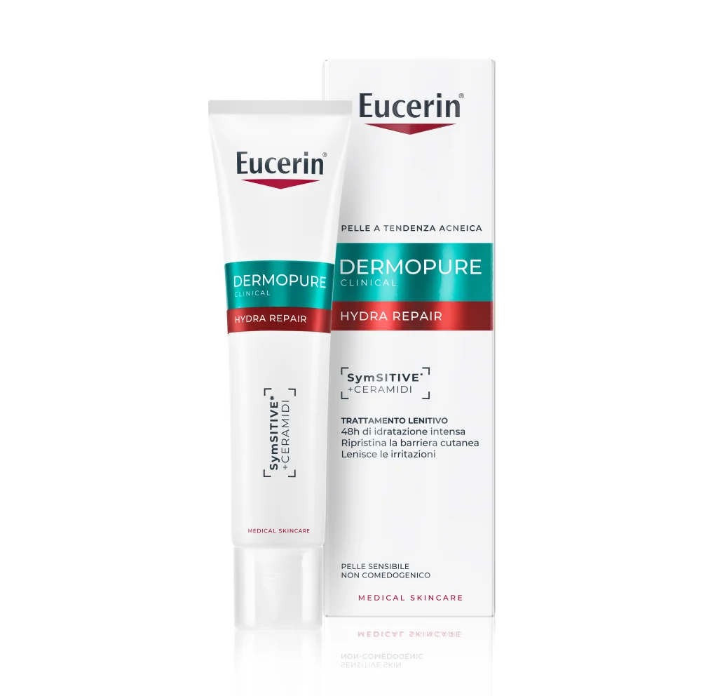 Dermopure Clinical Hydra Repair Trattamento Lenitivo 50Ml Pelle Grassa a Tendenza Acneica