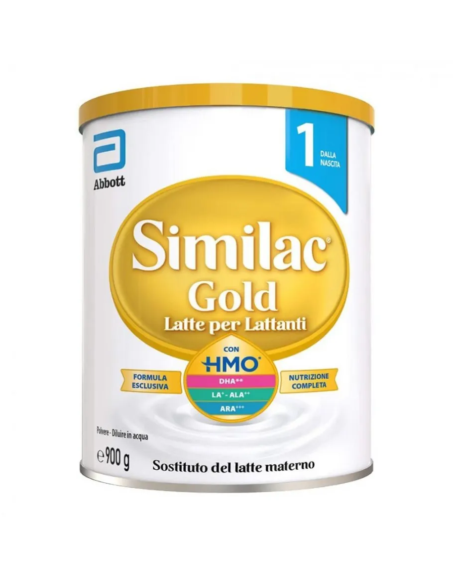Similac Gold 1 Latte per Lattanti Latte in Polvere per Neonati dalla nascita ai 6 mesi 900 g
