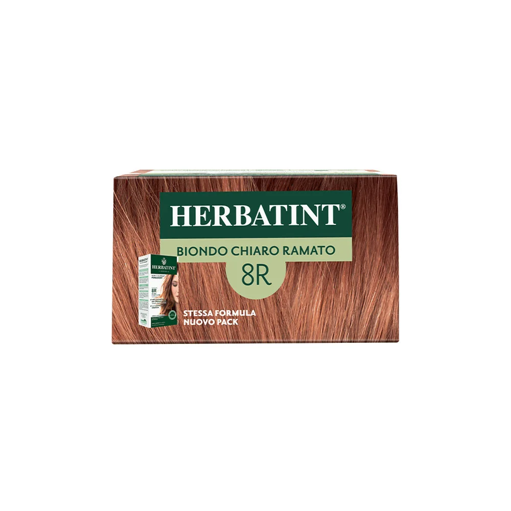 Herbatint Gel Colorante Permanente 8R Biondo Chiaro Ramato 170 Ml Colore Intenso e Duraturo