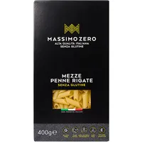 Massimo Zero Mezze Penne Rigate Pasta Senza Glutine 400 g