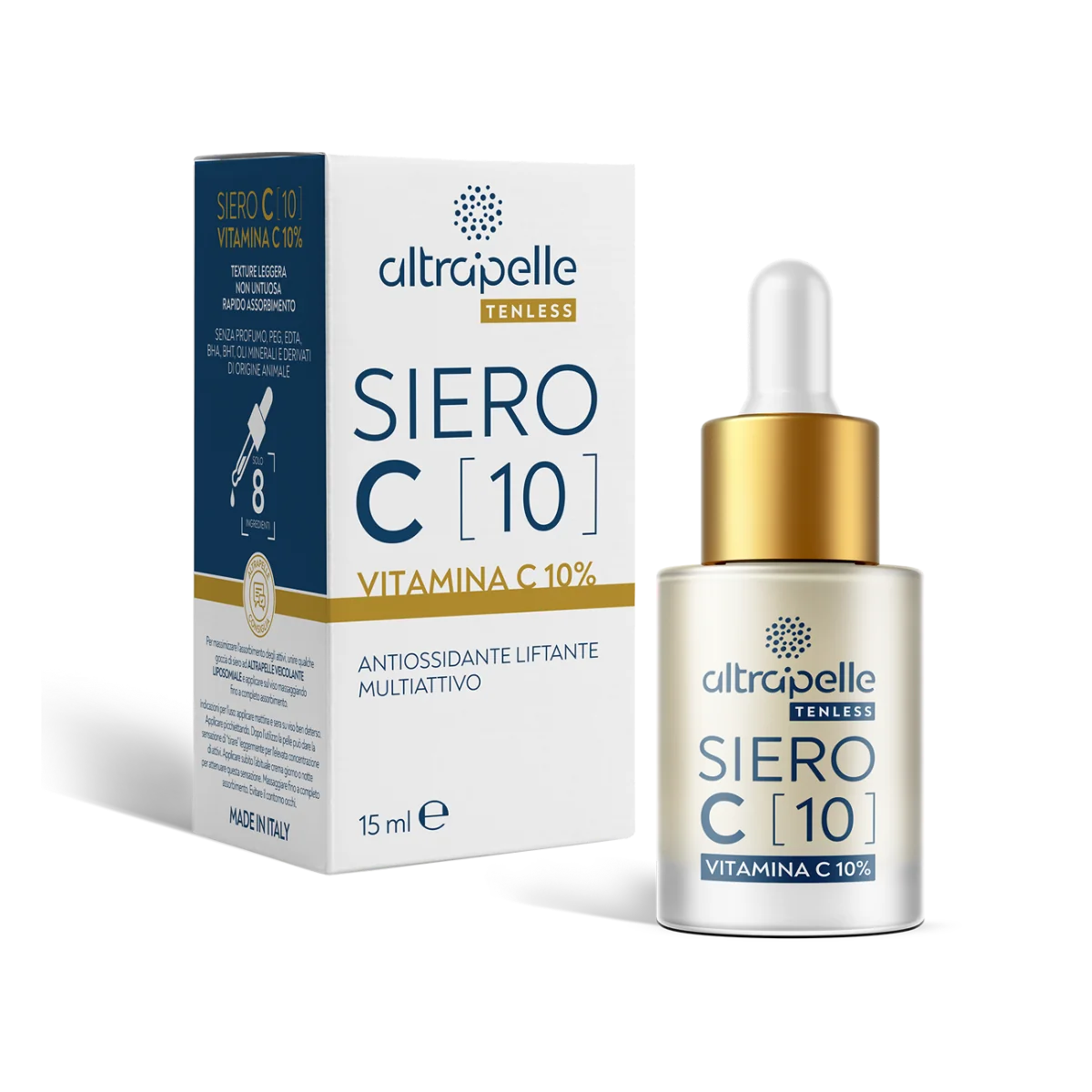 Altrapelle Tenless Siero C10 Vitamina C 10%