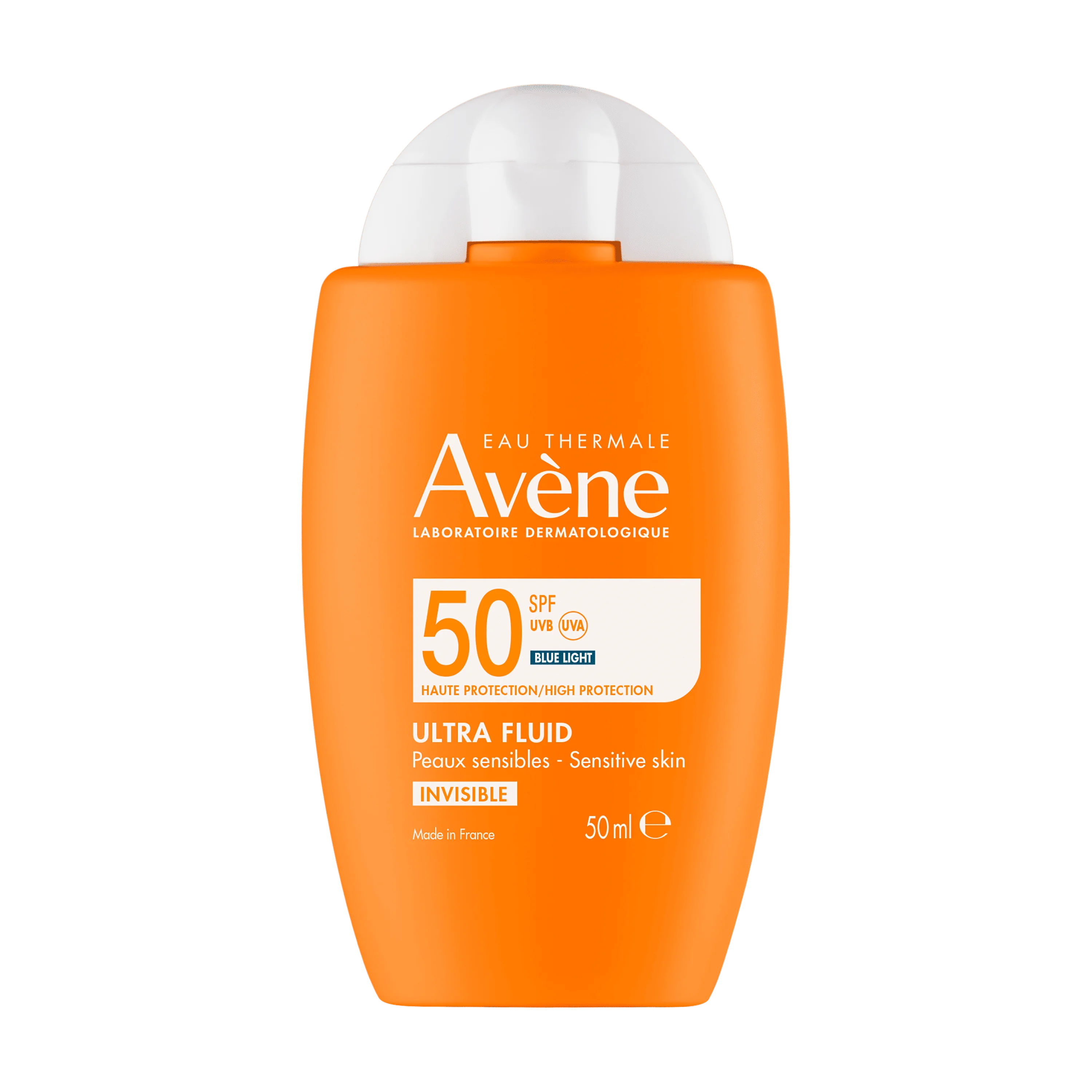 Eau Thermale Avène Ultra Fluid Invisibile Alta Protezione SPF50 50 ml Pelle Sensibile