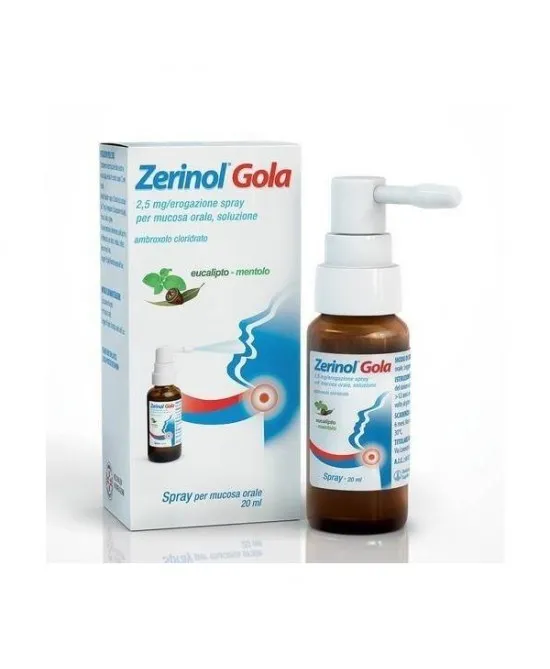 Zerinol Gola 2,5 mg Spray Orale 20 ml