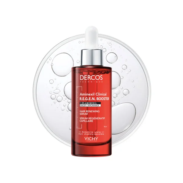 Vichy Dercos Technique Aminexil Regen Siero 90 Ml Trattamento per i Capelli ad Azione Anticaduta
