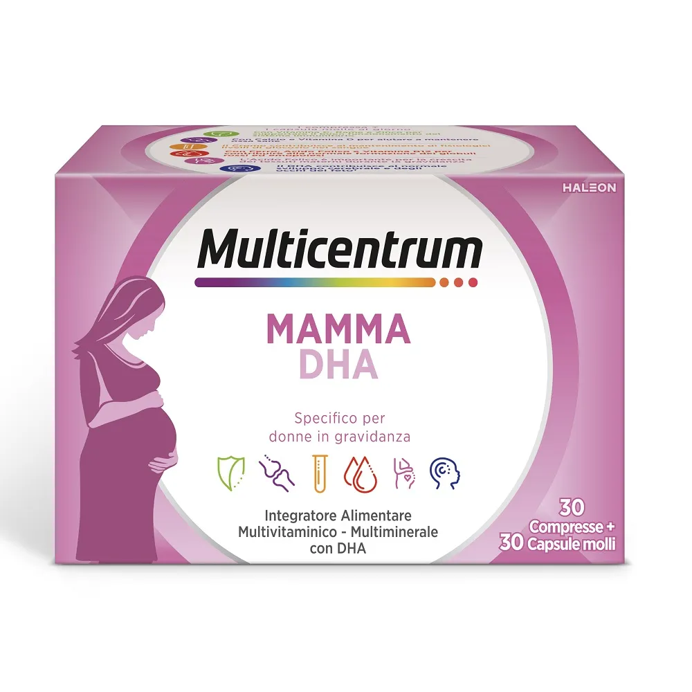 Multicentrum Mamma DHA 30 + 30 Integratore Gravidanza