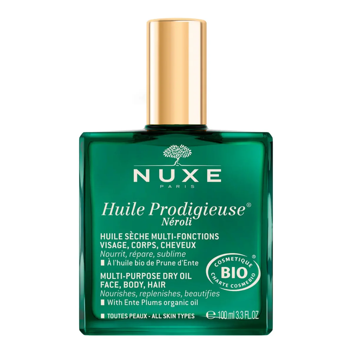 Nuxe Huile Prodigieuse Neroli 100 ml Olio Secco per Viso, Corpo, Capelli