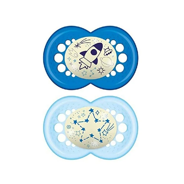 Mam Original N 16+ Silicone Maschio 2 Pezzi Succhietto
