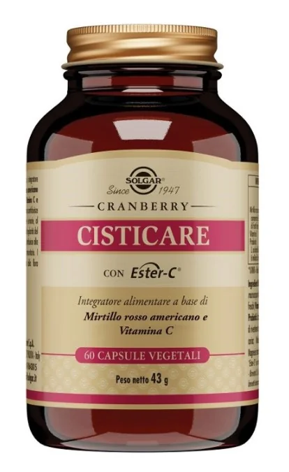 Solgar Cisticare 60 Capsule Benessere Vie Urinarie