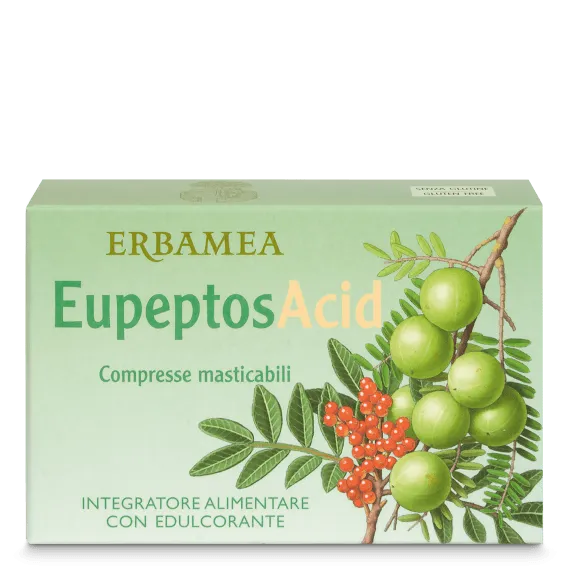 Erbamea Eupeptos Acid 30 Compresse Integratore per Acidità di Stomaco