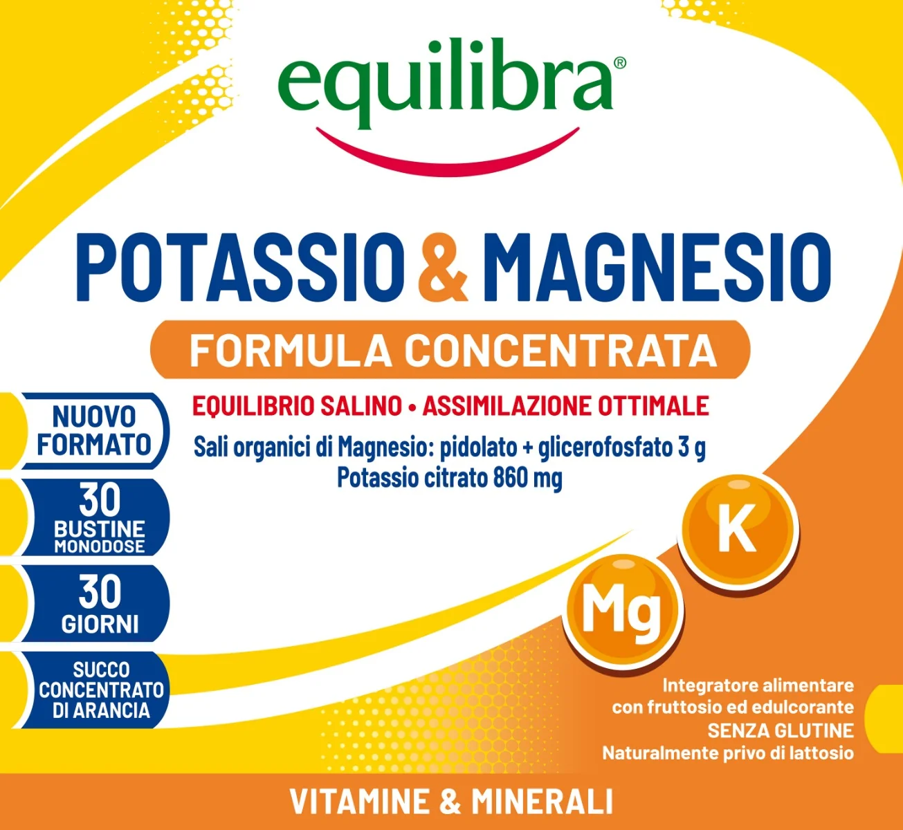 Equilibra Potassio&Magnesio 30 Bustine Sali Minerali