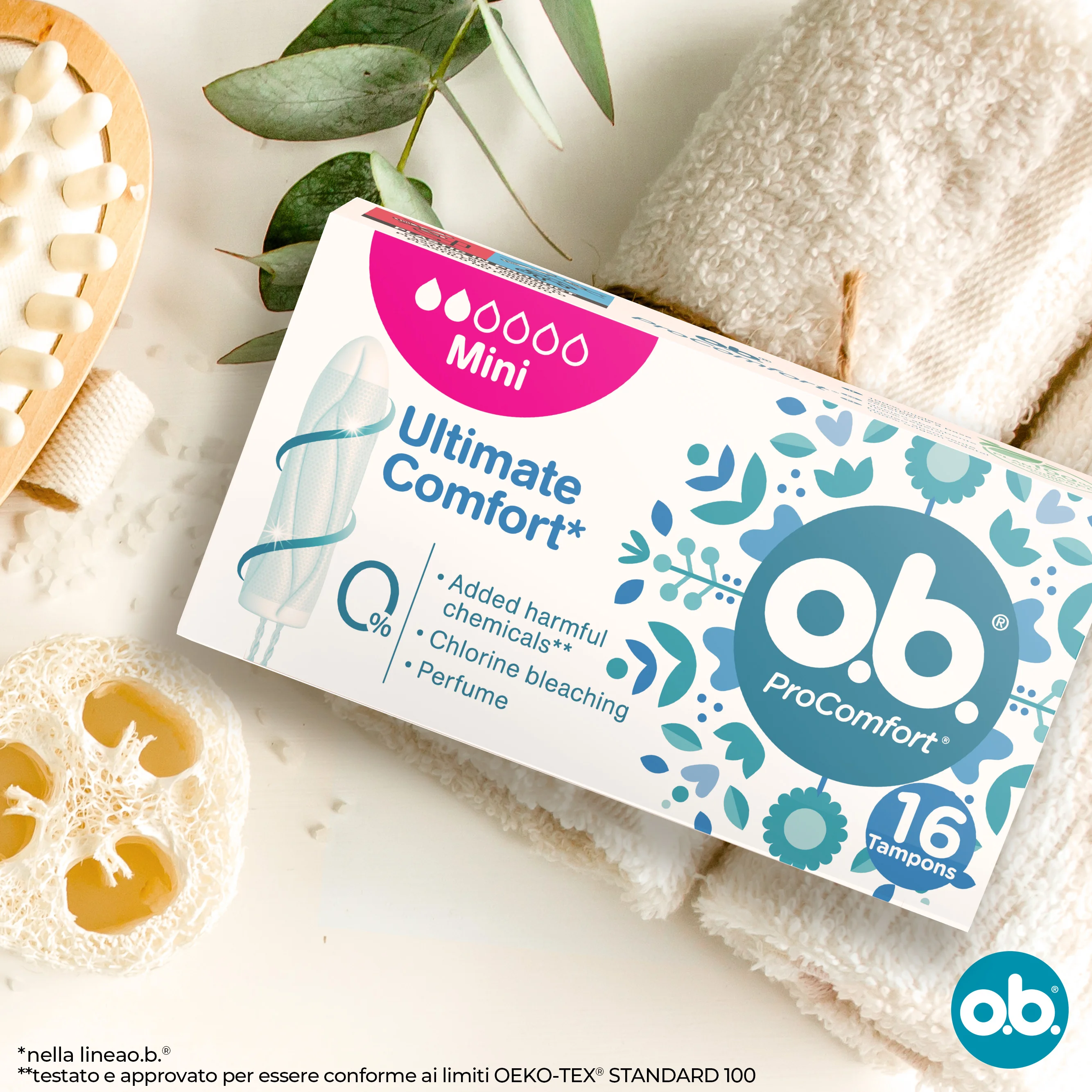 O.B. ProComfort Mini 16 Assorbenti Interni Facii da Indossare