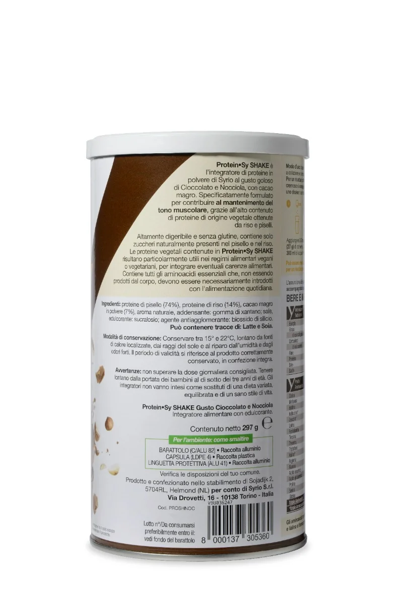 Protein-Sy Shake Cioccolato 297 G Senza Glutine