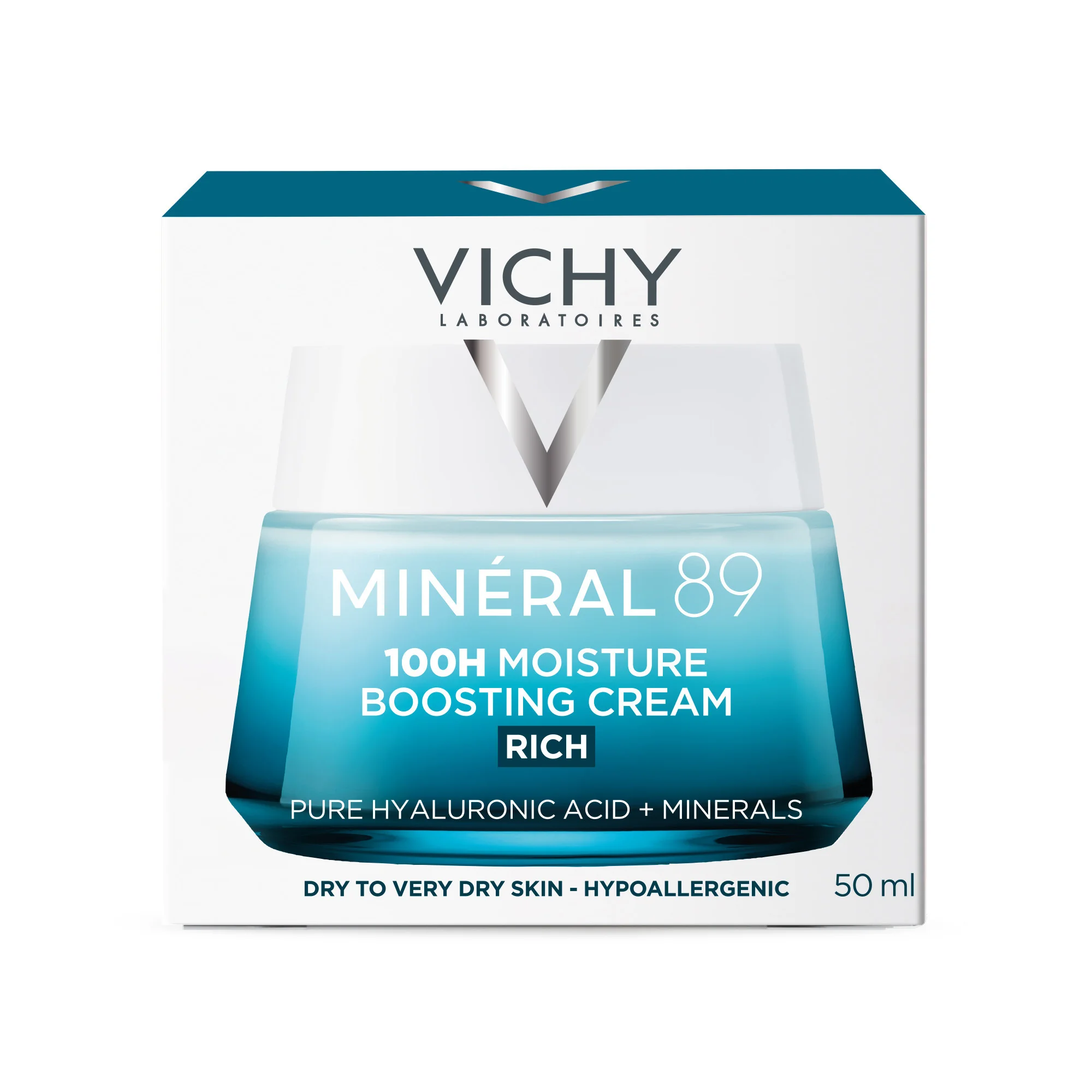 Vichy Minéral 89 Crema Ricca 50 Ml Idratazione 72H