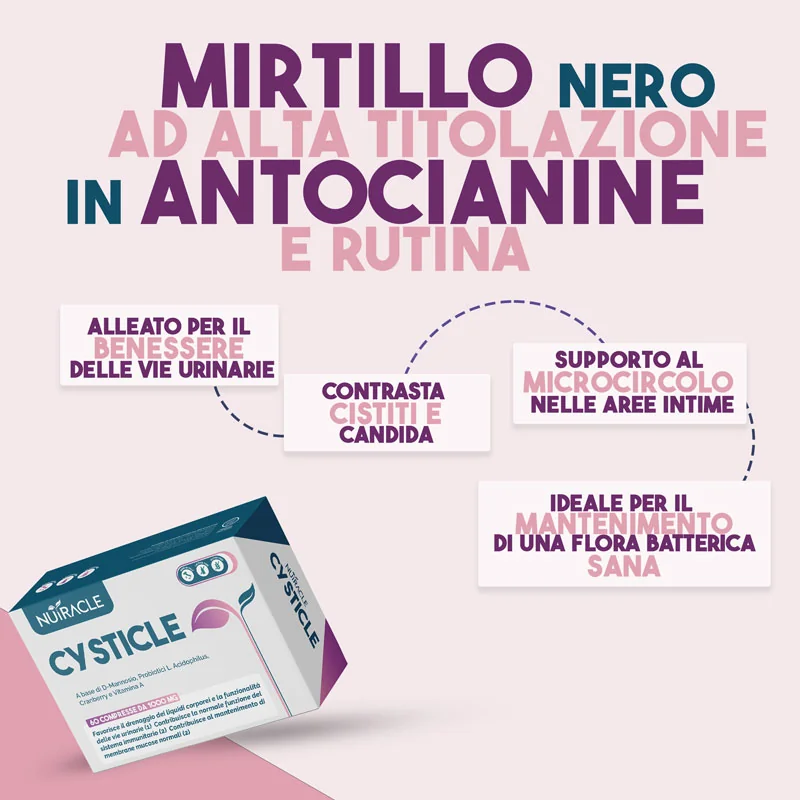 Nutracle Cysticle 60Cpr Sistema Immunitario e Vie Urinarie