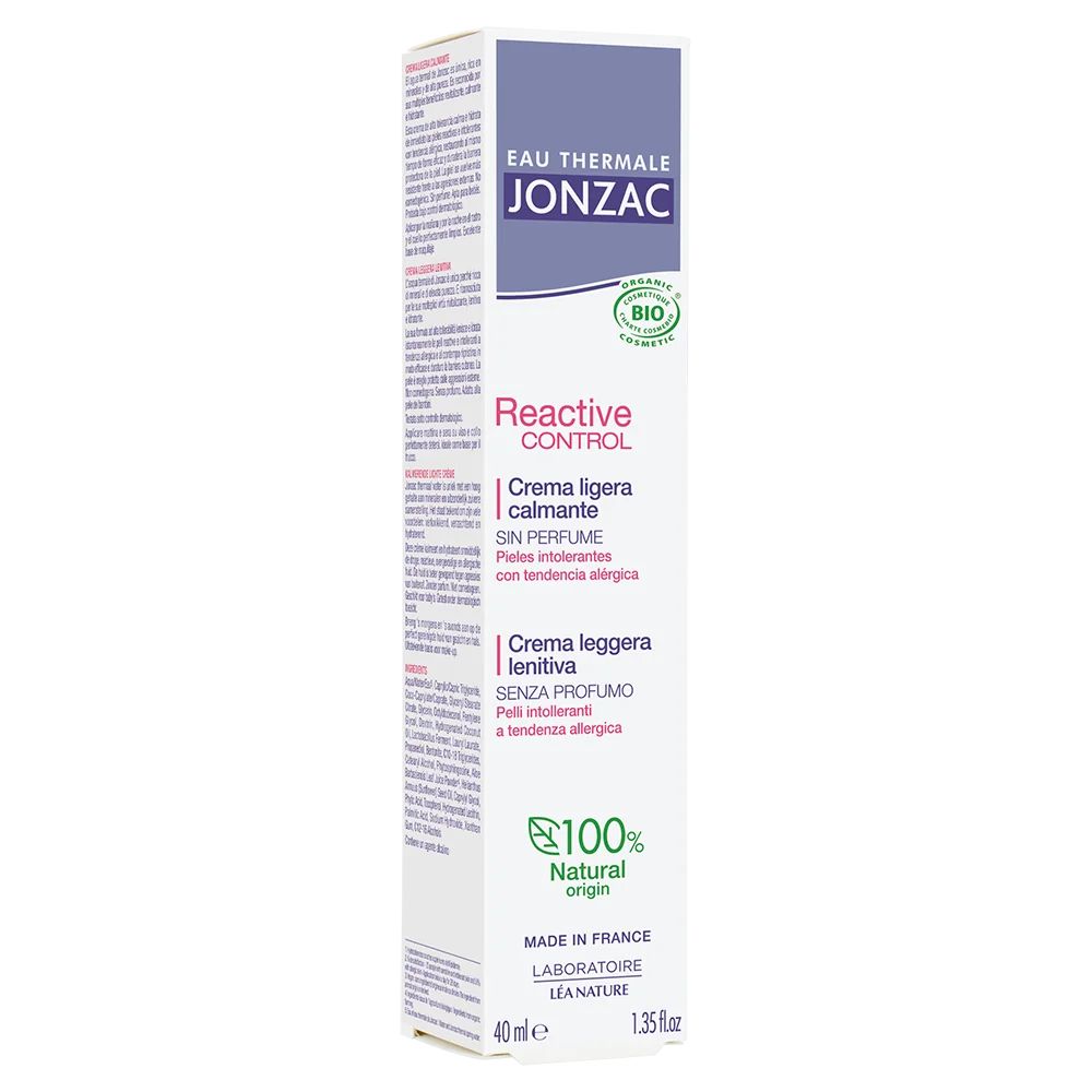 Jonzac Emulsione Leggera Alta Tolleranza Reactive 40 Ml Pelli Intolleranti a Tendenza Allergica