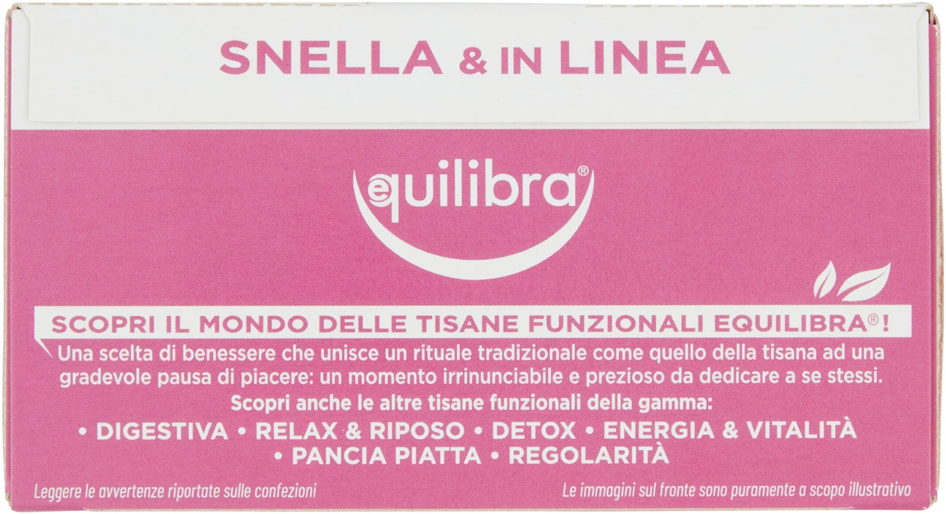 Equilibra Tisana Snella e in Linea 15 Filtri Tè Verde Betulla Vite Rossa