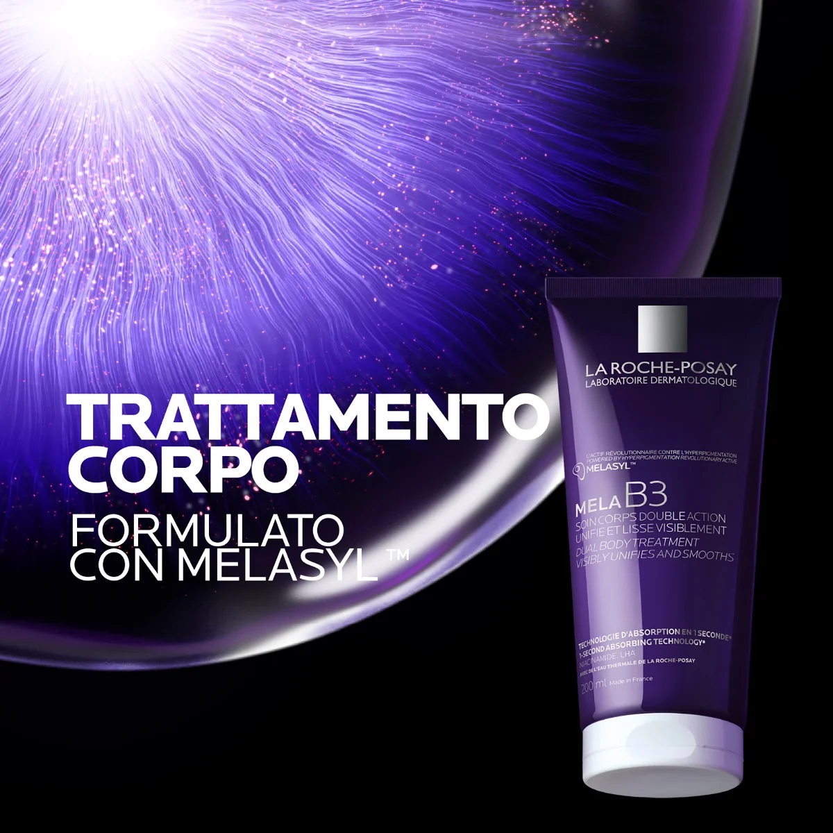 La Roche-Posay Mela B3 Trattamento corpo 200 ml Con Melasyl, Niacinamide e LHA