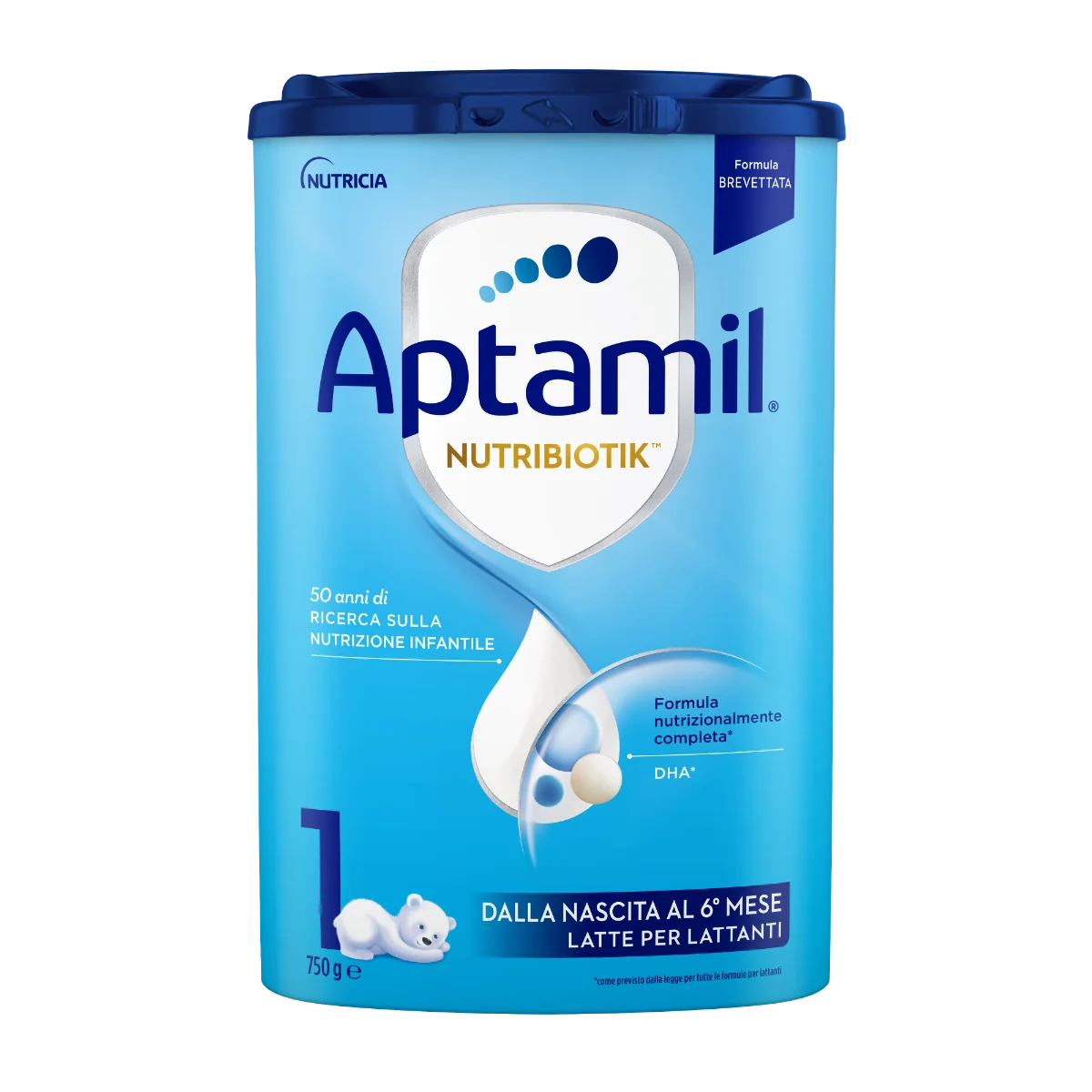 Aptamil 1 Latte 750 G Fino al Sesto Mese