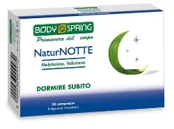 Body Spring NaturNotte Integratore Dormire 30 Compresse