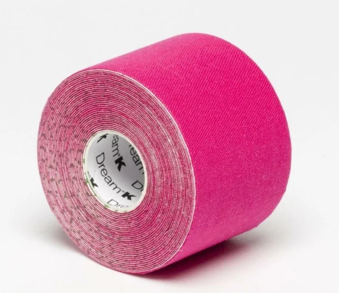 Farmacare Kinesio Taping Benda Autoadesiva Eastica Kinesiologia Rosa 5x5 cm