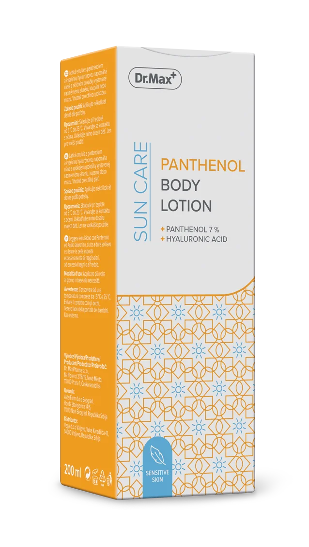 Dr. Max Crema Corpo al Pantenolo 200Ml Idratante e Lenitiva