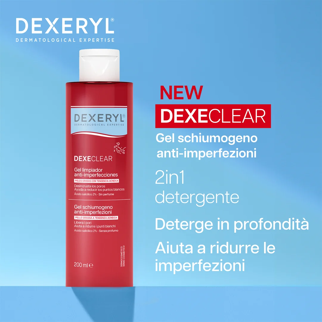 Dexeclear Gel Schiumogeno Anti Imperfezioni 200 Ml Detersione pelle acneica