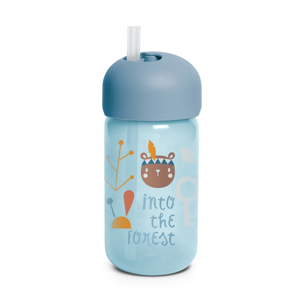 Suavinex Into The Forest Tazza +18 Mesi Azzura Con Cannuccia