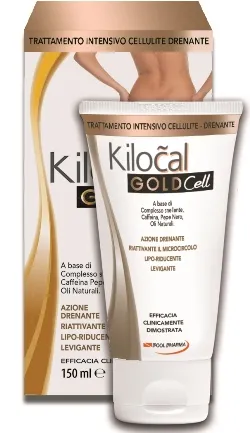 Kilocal Gold Cell Crema Drenante Anticellulite 150 ml