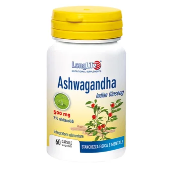 LongLife Ashwagandha 60 Capsule Benessere Mentale