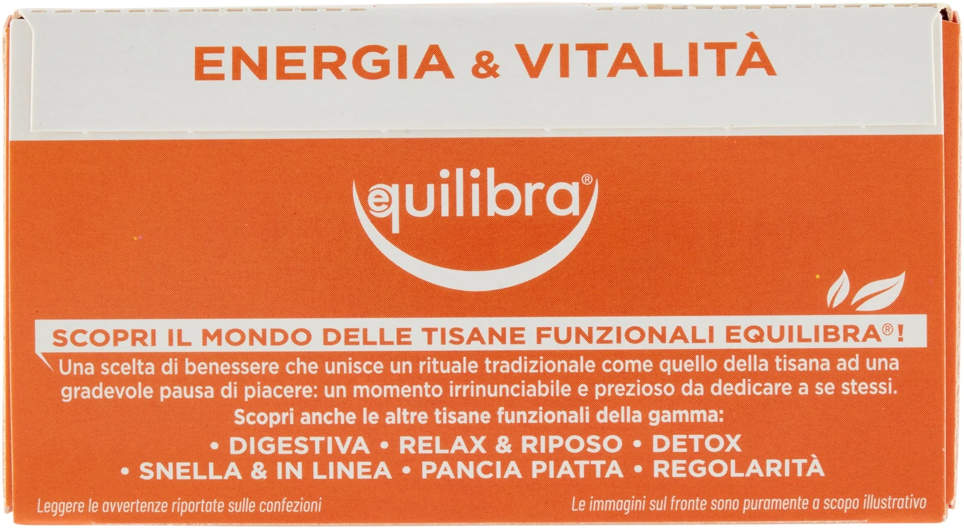 Equilibra Tisana Energia & Vitalità 15 Filtri Contro Stanchezza e Affaticamento